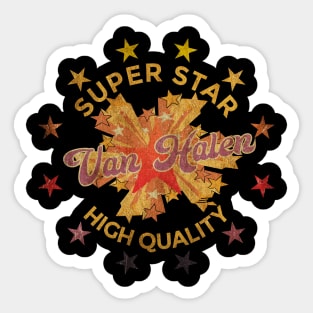 SUPER STAR - Van Halen Sticker